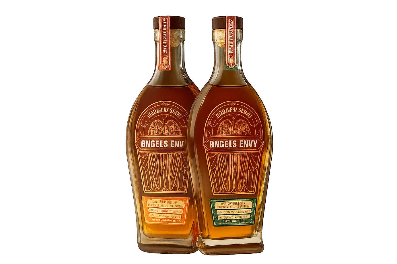Angel's Envy | Peated Cask Rye & Two Grain Bourbon | 2025 Distillery Series | (2)* 375ML - Whiskey