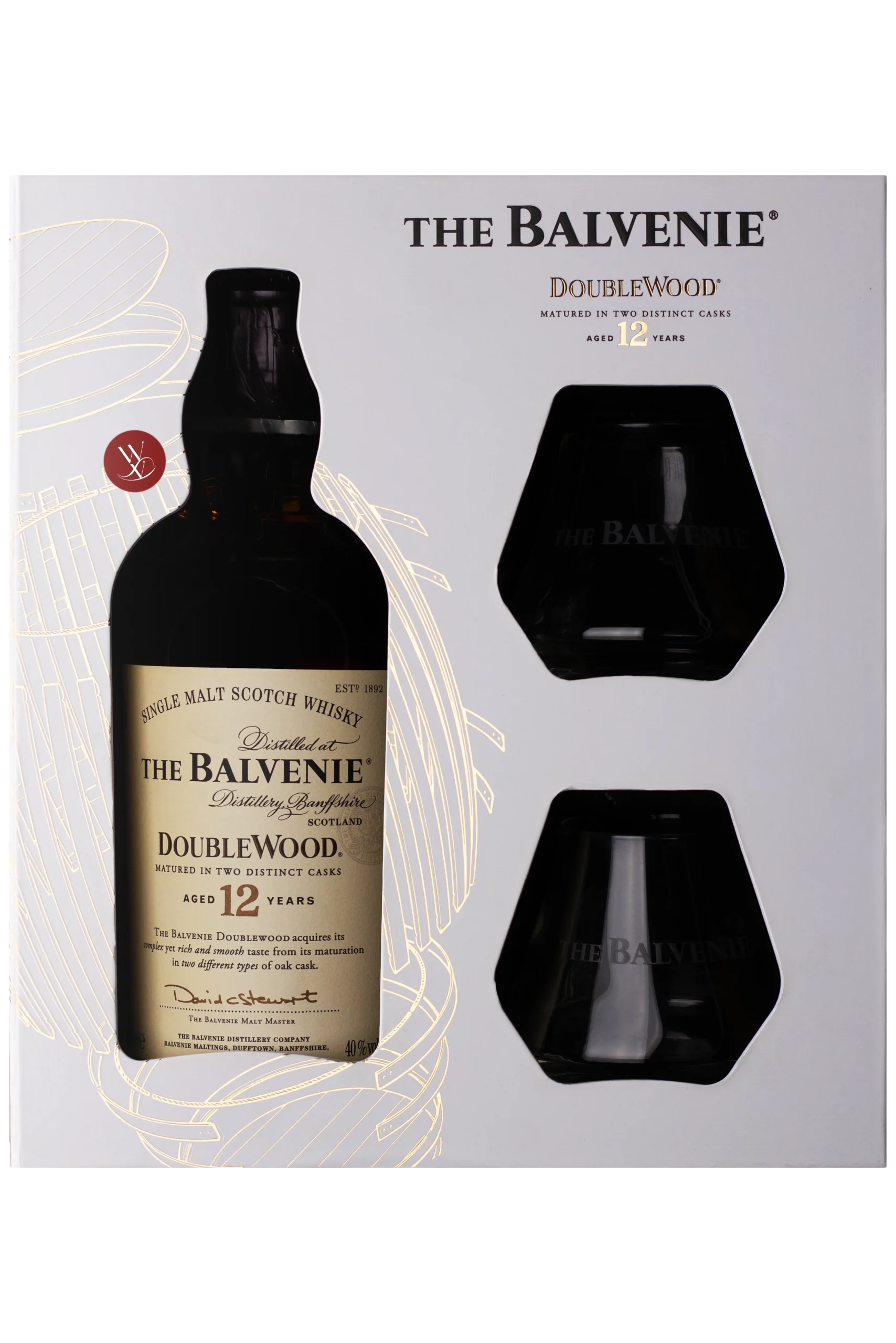 Balvenie Double Wood 12 Years w/2 glasses - The Balvenie Distillery