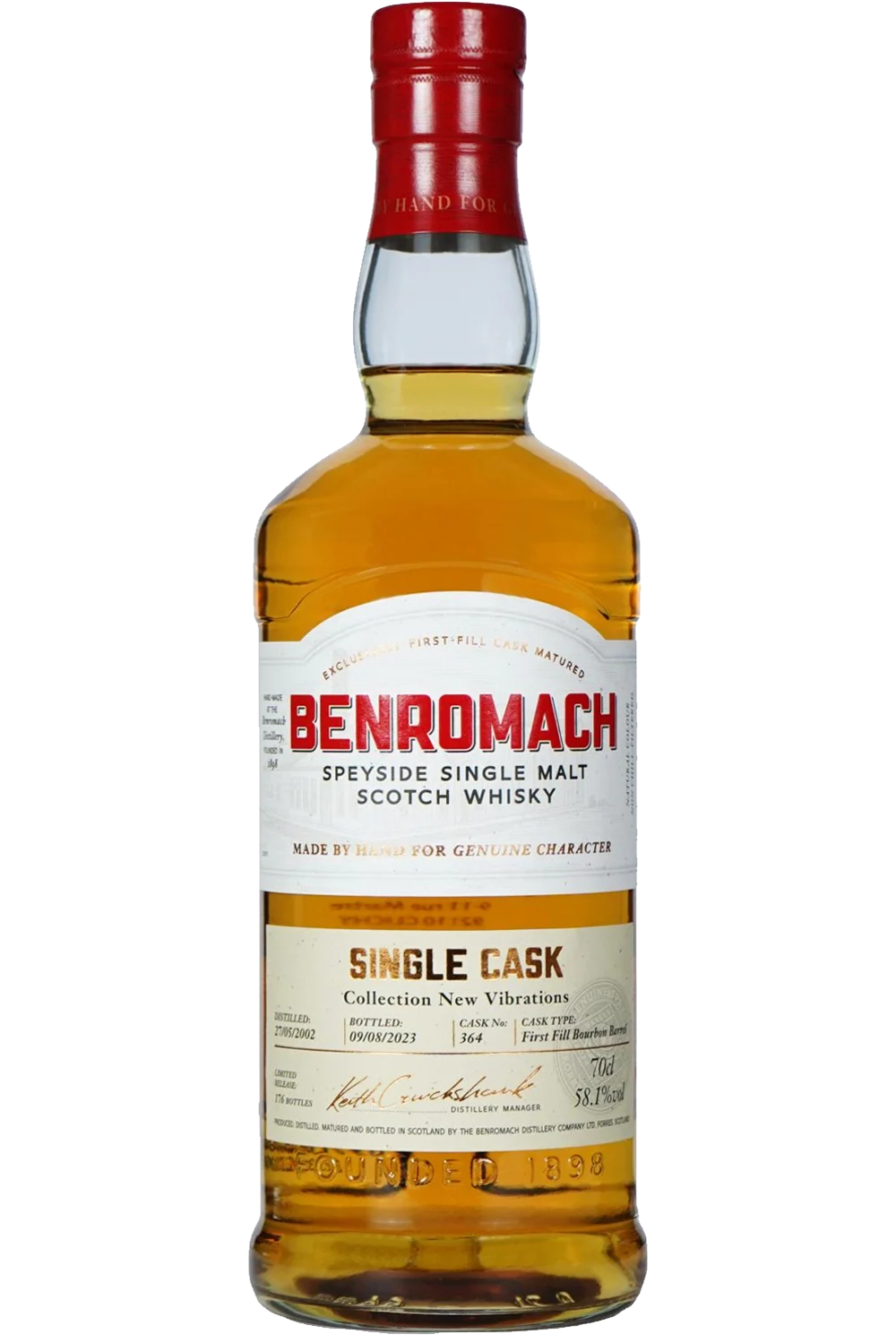 Benromach 1st Fill Bourbon Barrel 2002