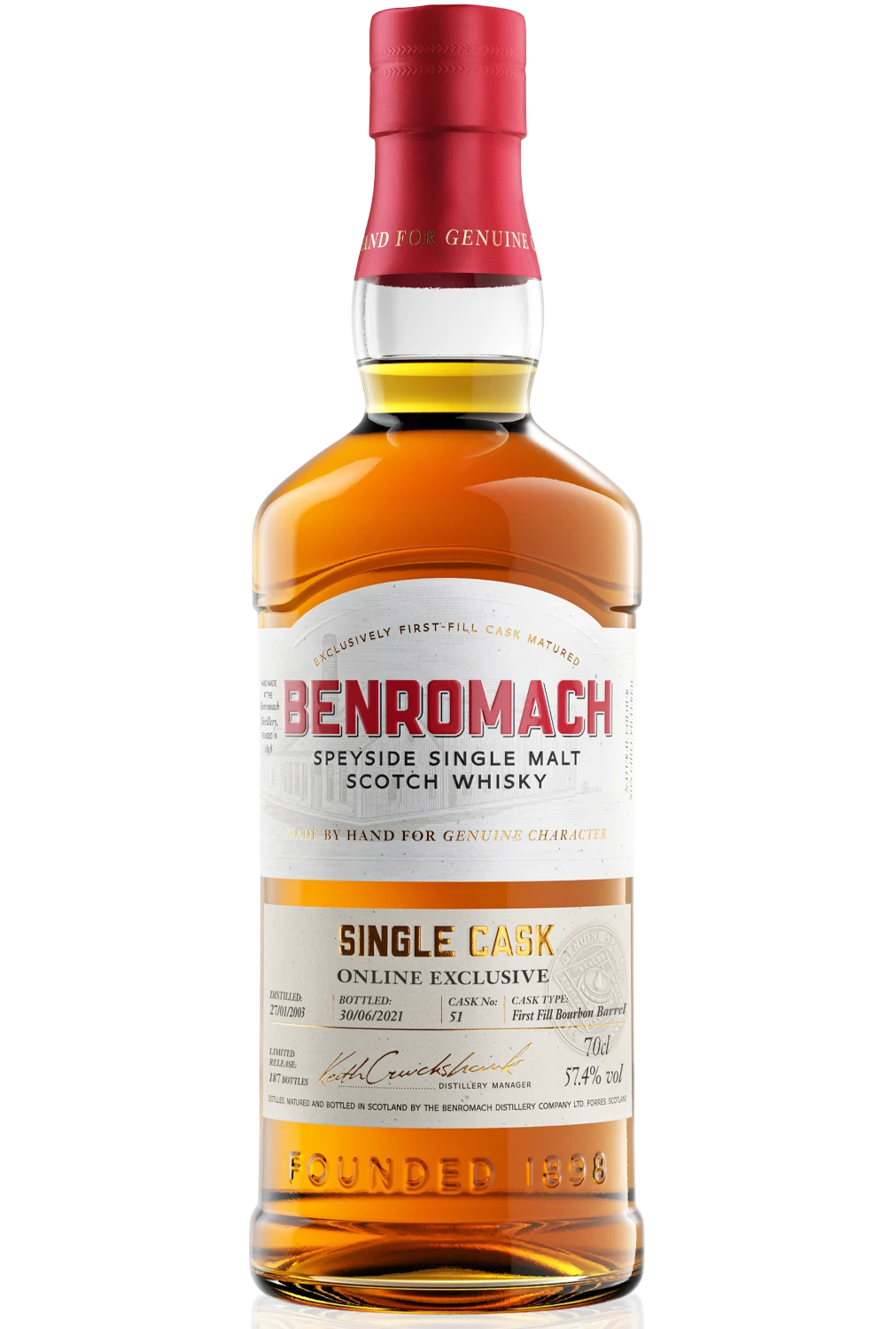 Benromach 1st Fill Sherry Hogshead 2012