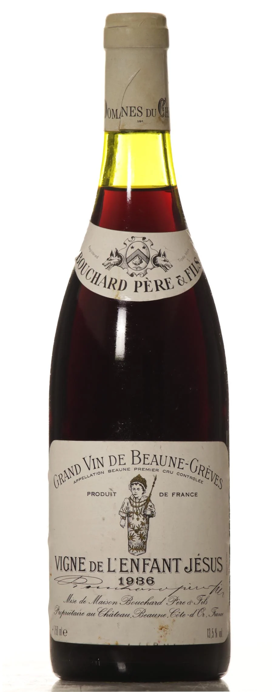 Vigne de l’enfant Jesus 1986 Bouchard - Vineut
