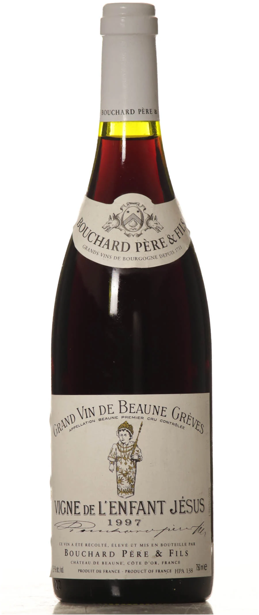 Vigne de l’enfant Jesus 1997 Bouchard - Vineut