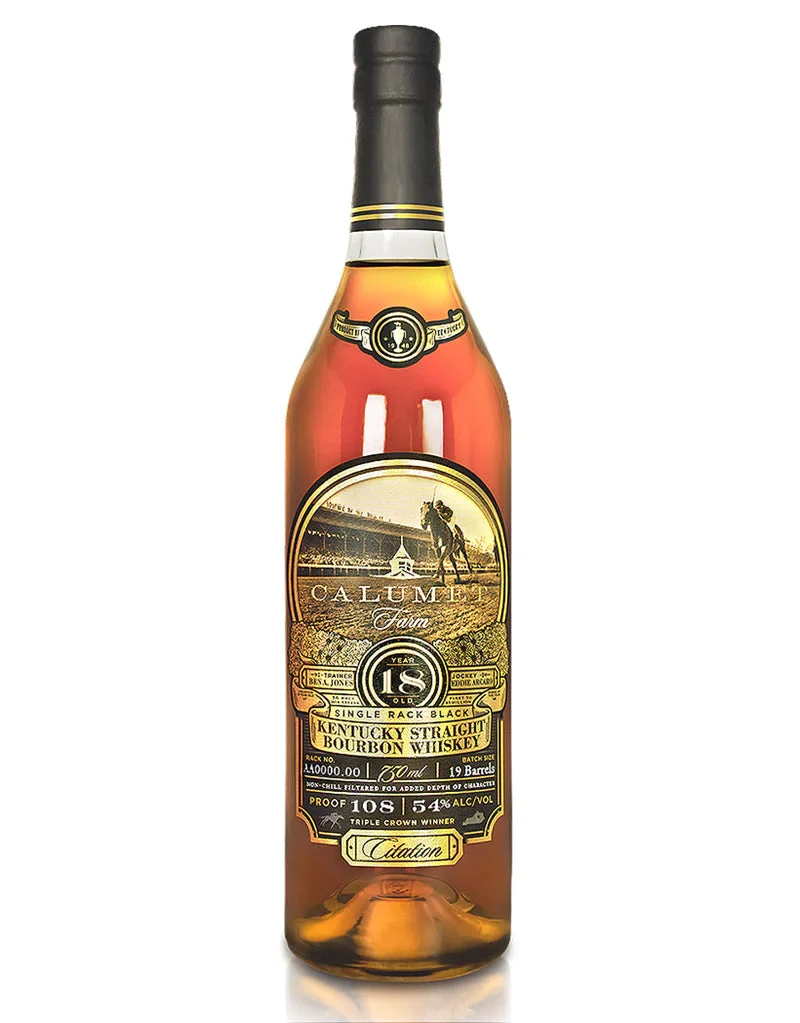 Calumet Farm 18 Year Old Straight Bourbon - Whiskey