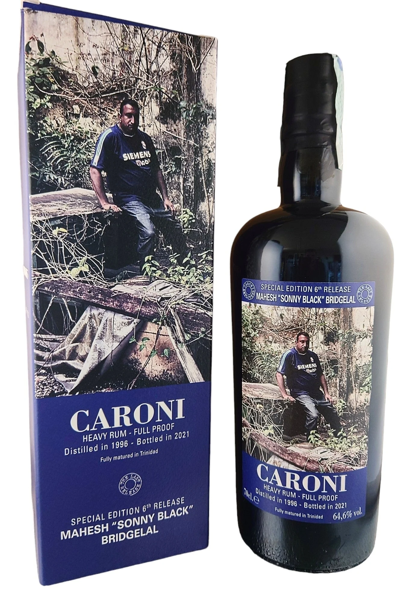 Caroni 1996 Velier Full Proof Heavy Mahesh Sonny Black Bridgelal | 700ML - Rum