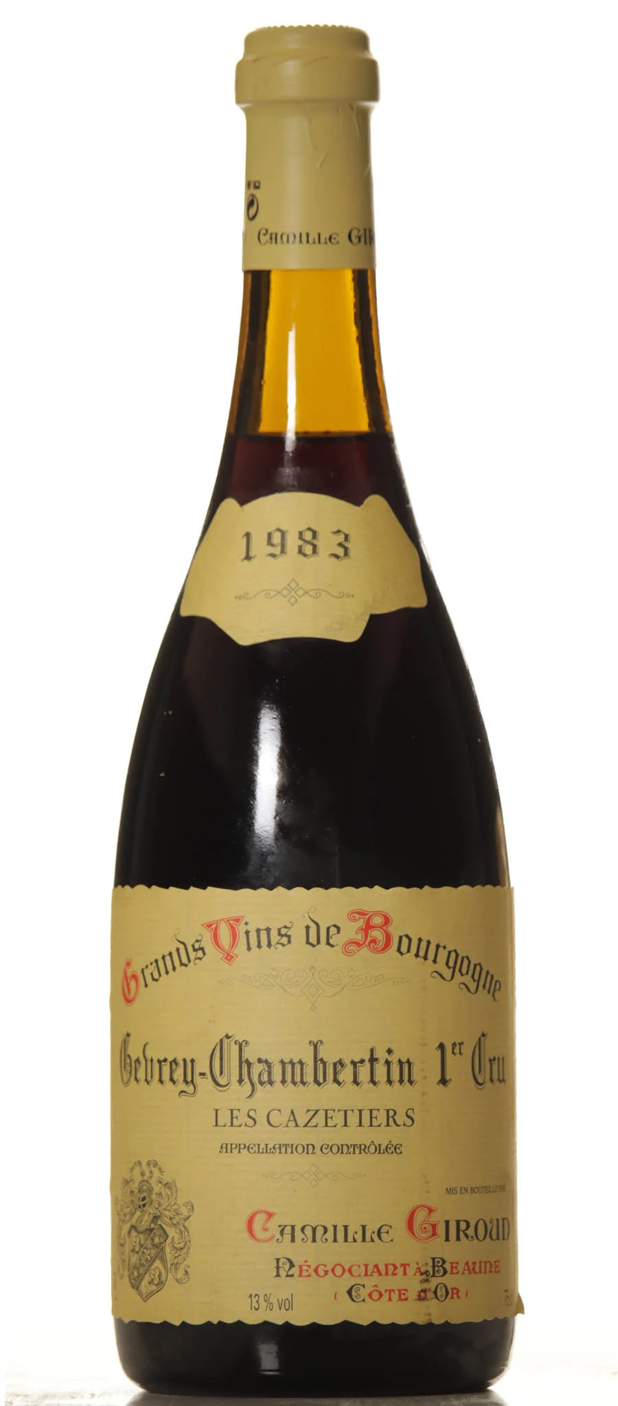Camille Giroud Les Cazetiers 1983 Gevrey Chambertin - Vineut