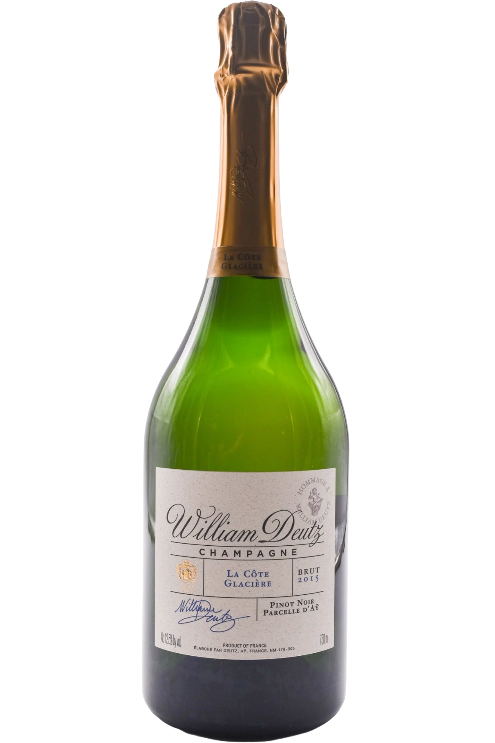 Champagne Deutz - Hommage à William Deutz La Côte Glacière 2015 - Champagne Millésimé