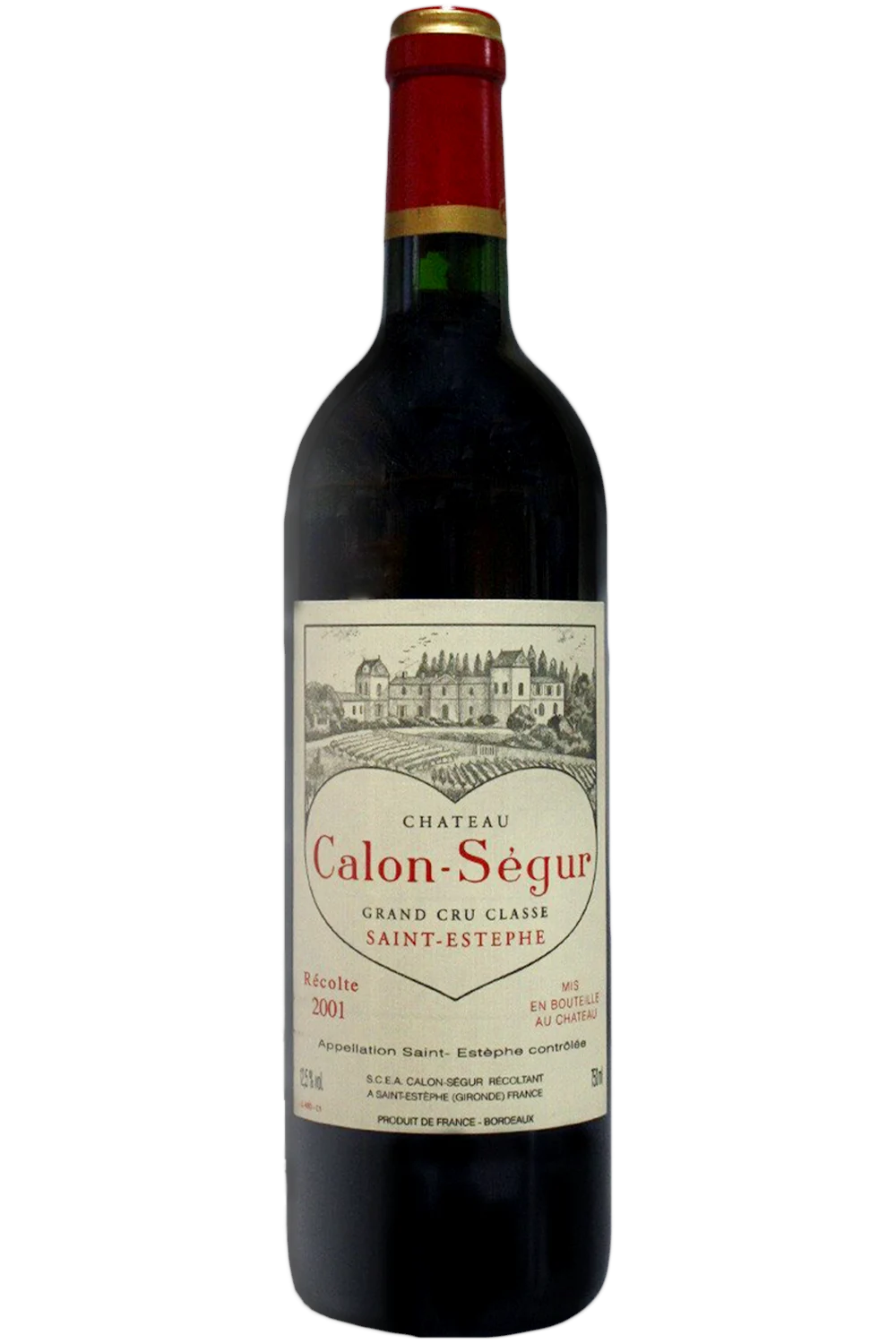 Chateau Calon Segur Roja 2001 - Château Calon Ségur