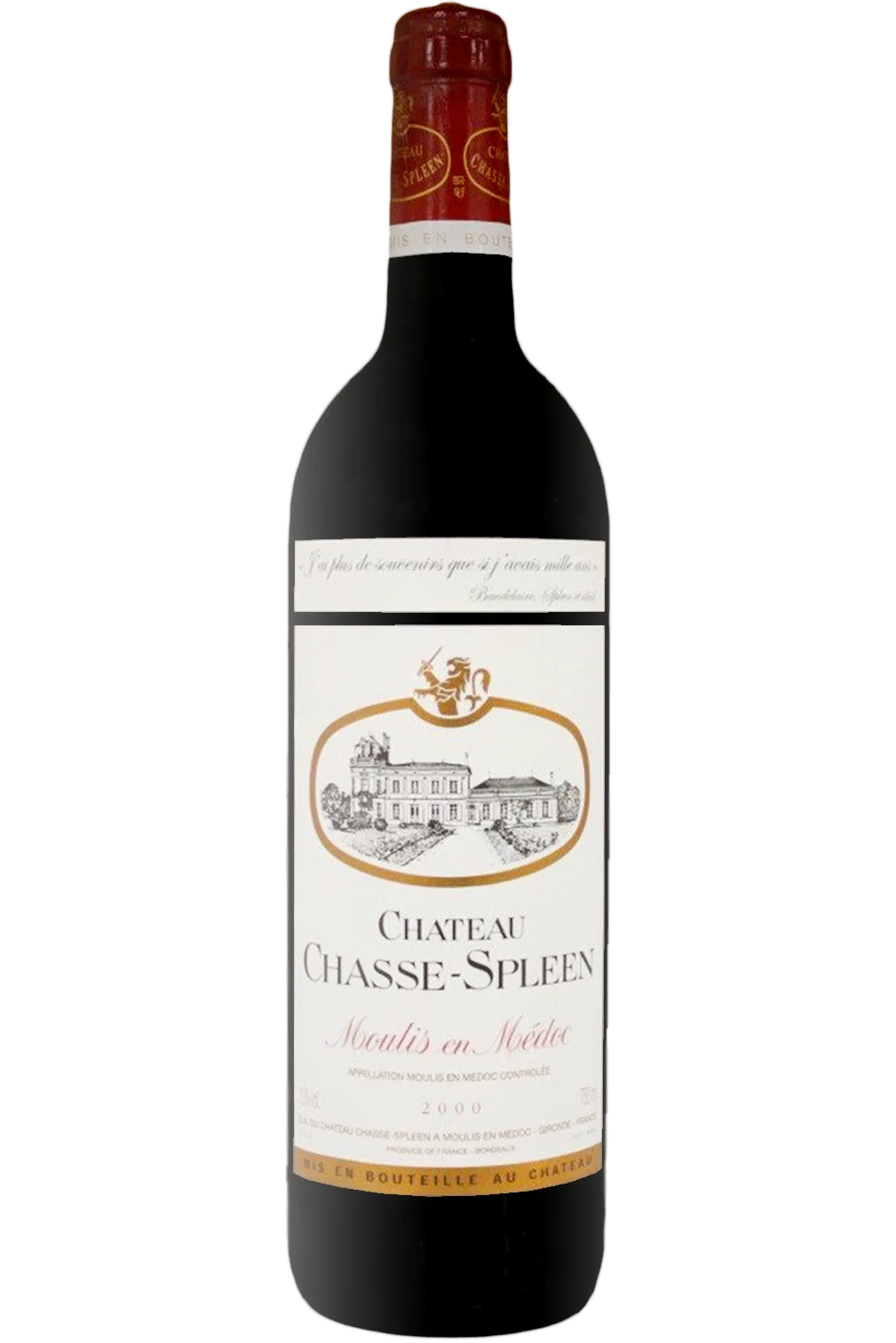 Chateau Chasse Spleen Rot 2000