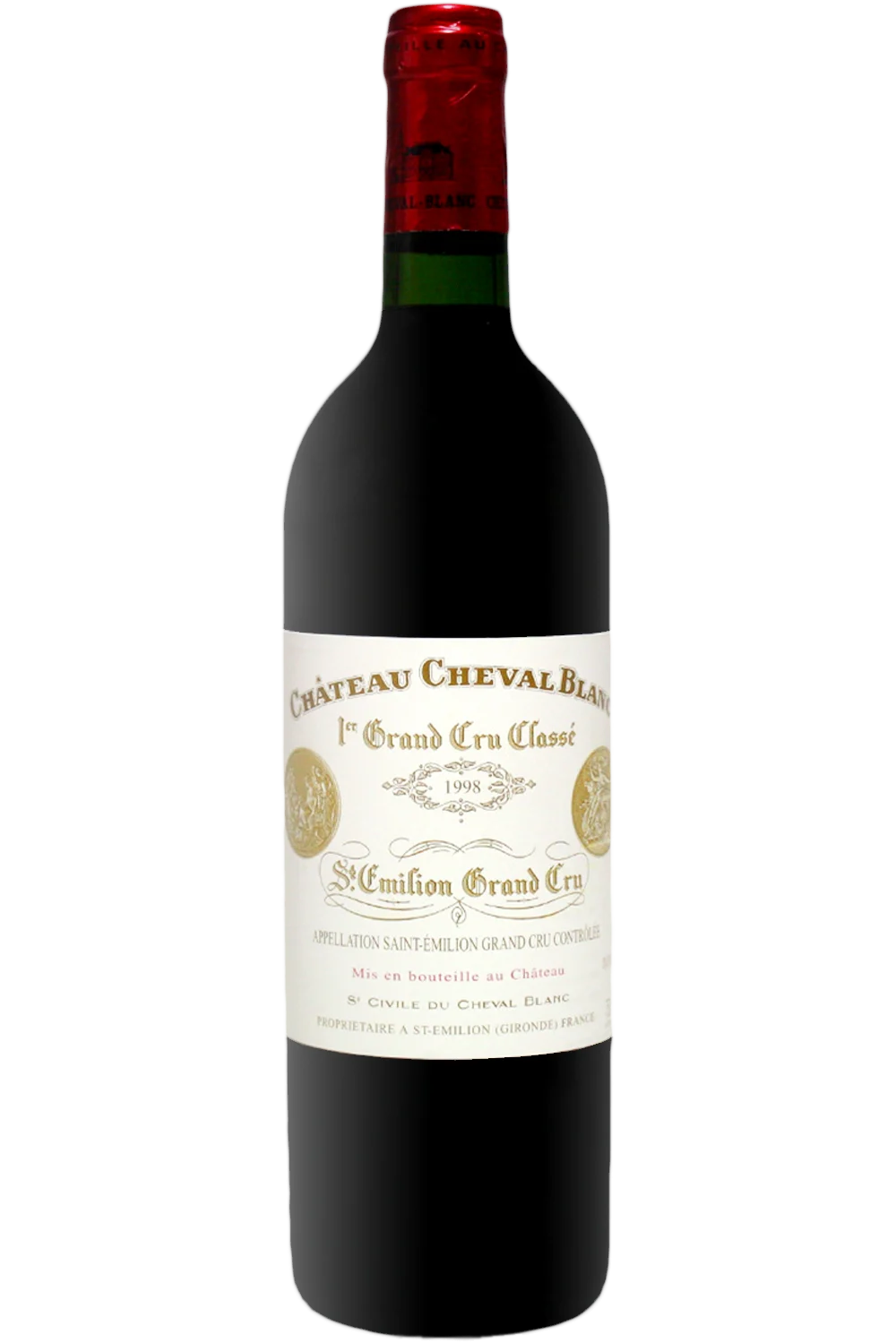 Château Cheval Blanc Roja 1998 - Chateau Cheval Blanc