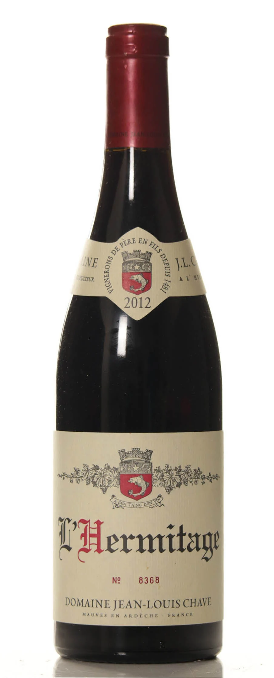 JL Chave Hermitage rouge 2012 - Vineut