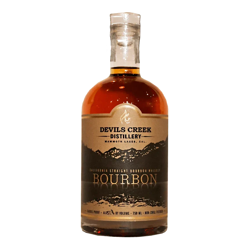 Devils Creek Distillery California Straight Bourbon Whiskey
