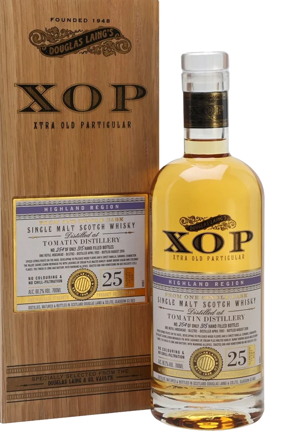 Douglas Laing 1993 XOP Tomatin 25 Anos
