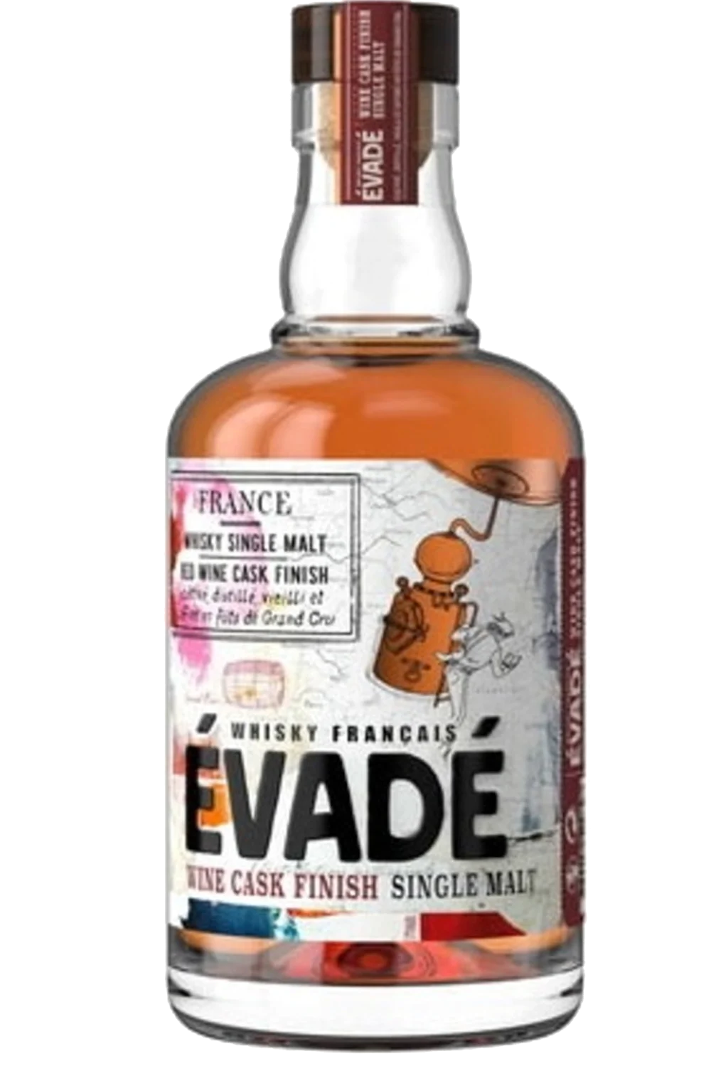Evadé Single Malt Red Wine Finish - Distillerie Les Bienheureux