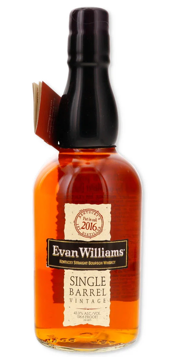 Evan Williams Single Barrel Vintage Bourbon 2016 - Whiskey
