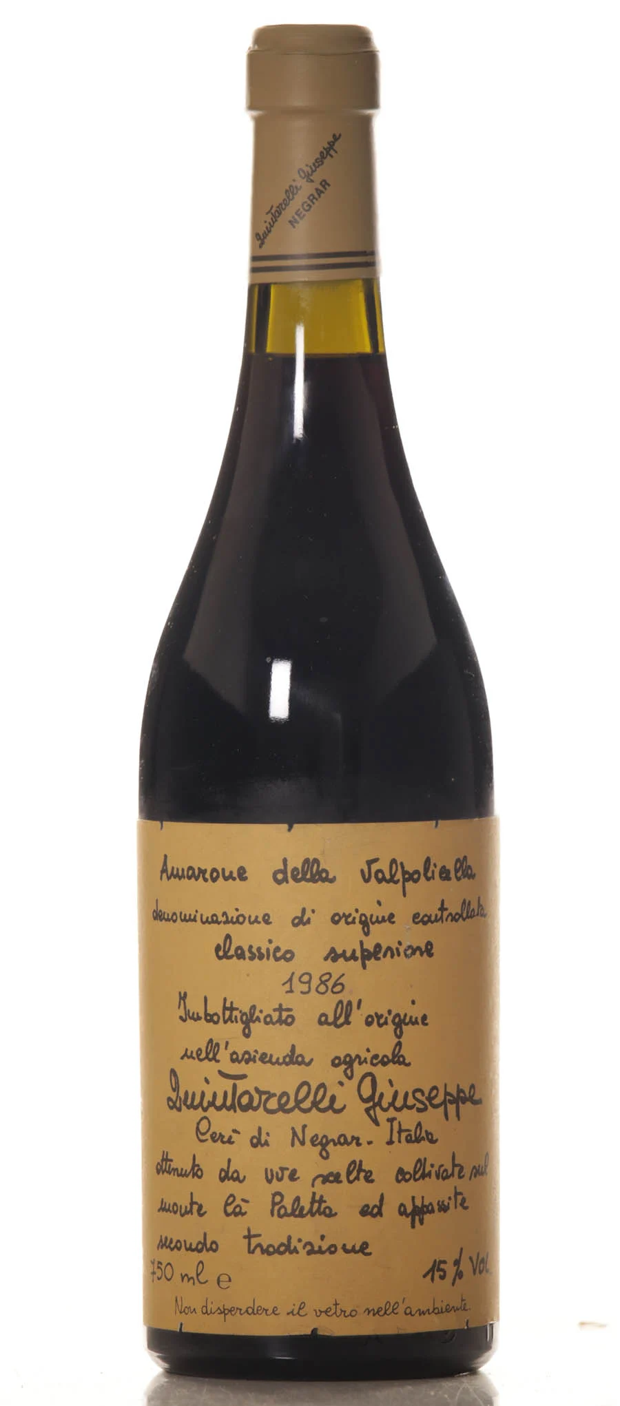 G. Quintarelli Amarone della Valpolicella 1986 - Vineut