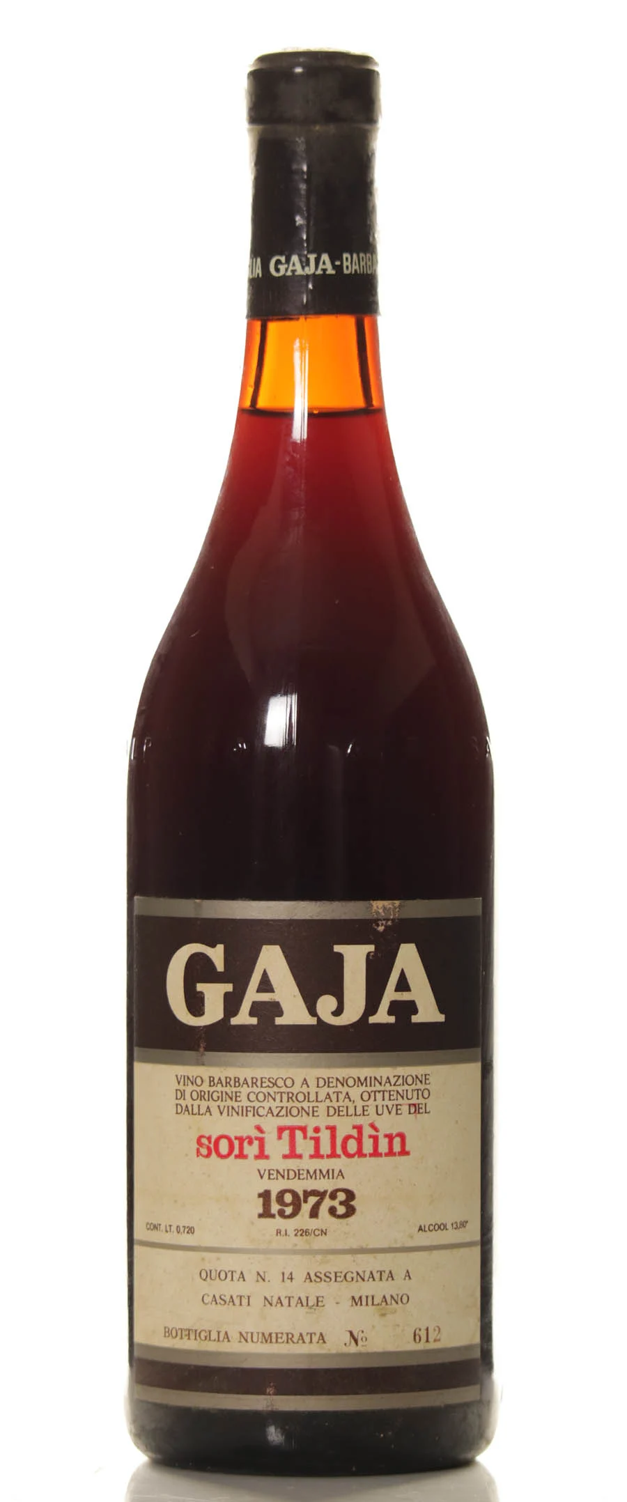 Gaja Barbaresco Sori Tildin 1973 - Vineut