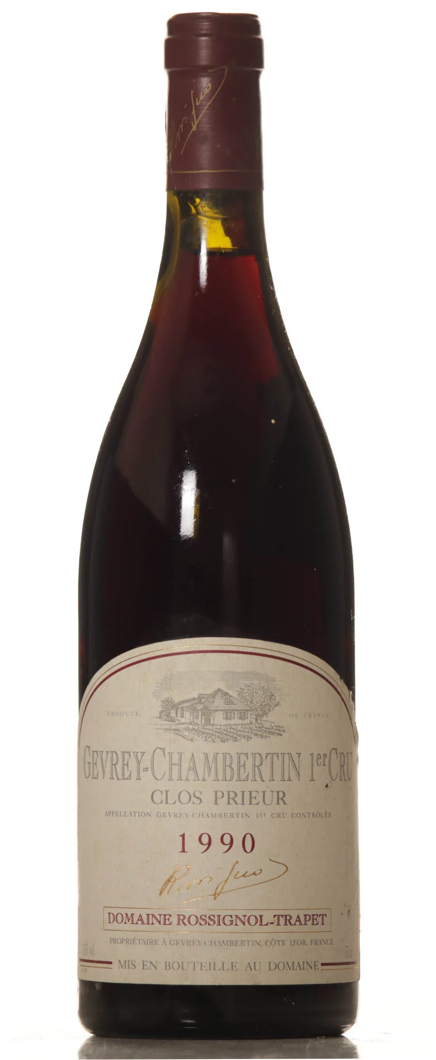 Gevrey Chambertin Clos Prieur 1990 Rossignol Trapet - Vineut