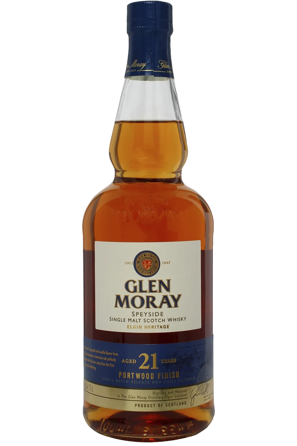 Glen Moray 21 Anos - Glen Moray Distillery