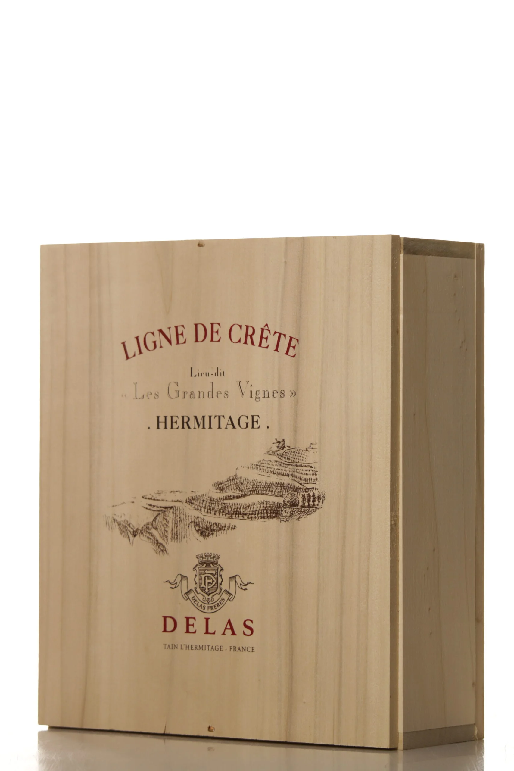 Delas Hermitage Lieu dit Ligne de Crete 2015 Case of 3 btl. - Vineut