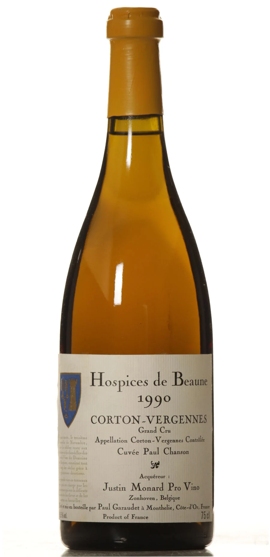 Corton Vergennes Cuvee Paul Chanson 1990 Paul Garaudet – Hospices de Beaune - Vineut
