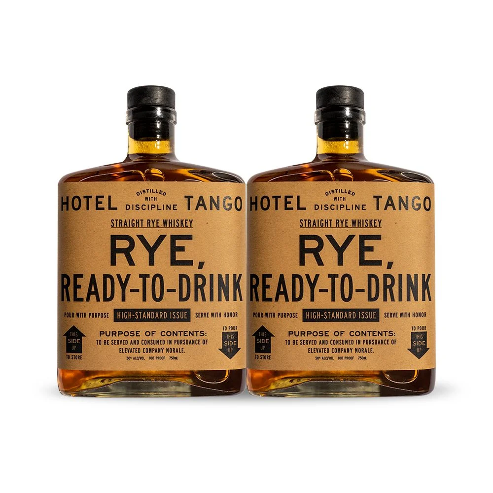 Hotel Tango American Straight Rye Whiskey (2) Bottle Bundle