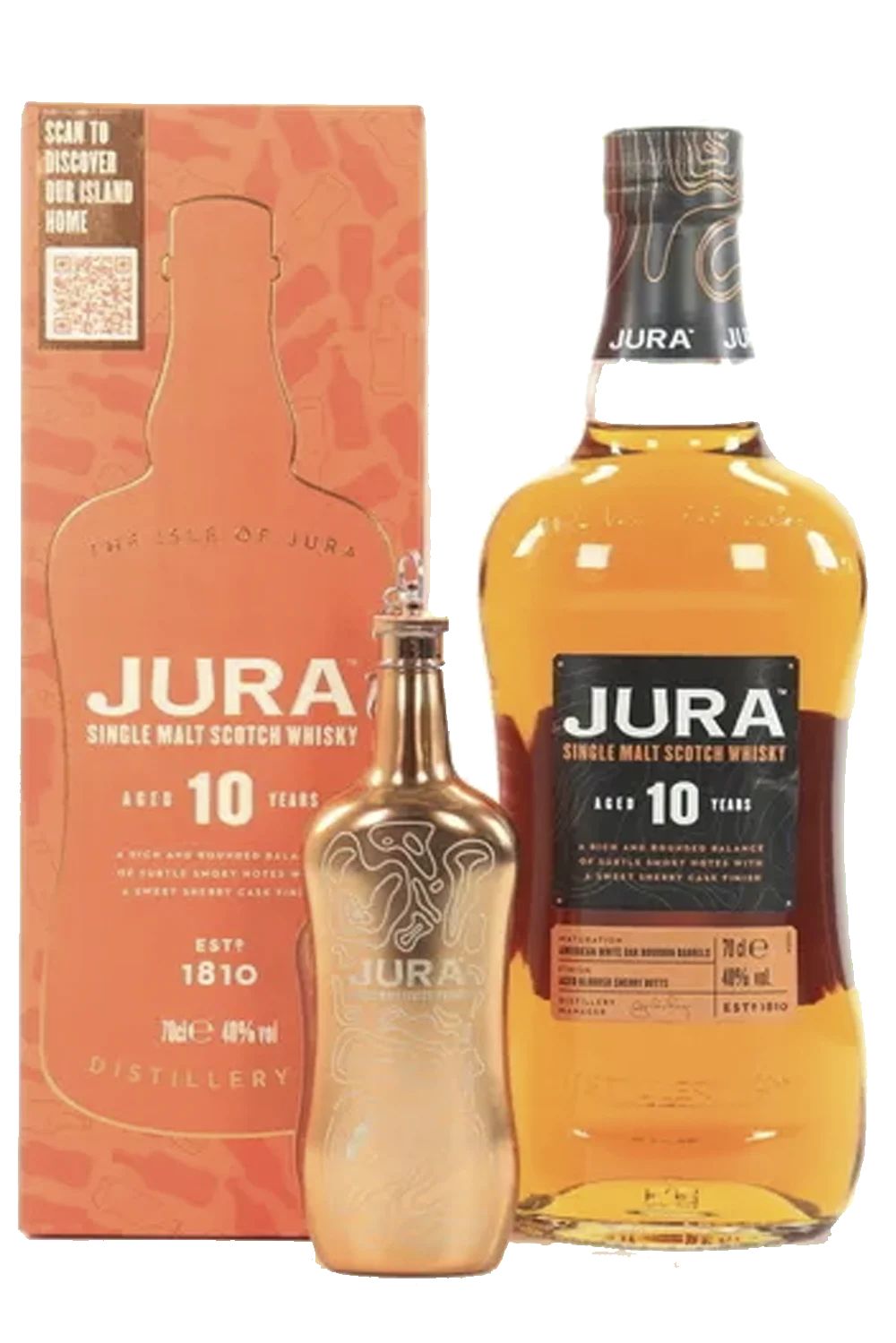 Isle of Jura 10 Anos + Travel Flask - Isle of Jura Distillery