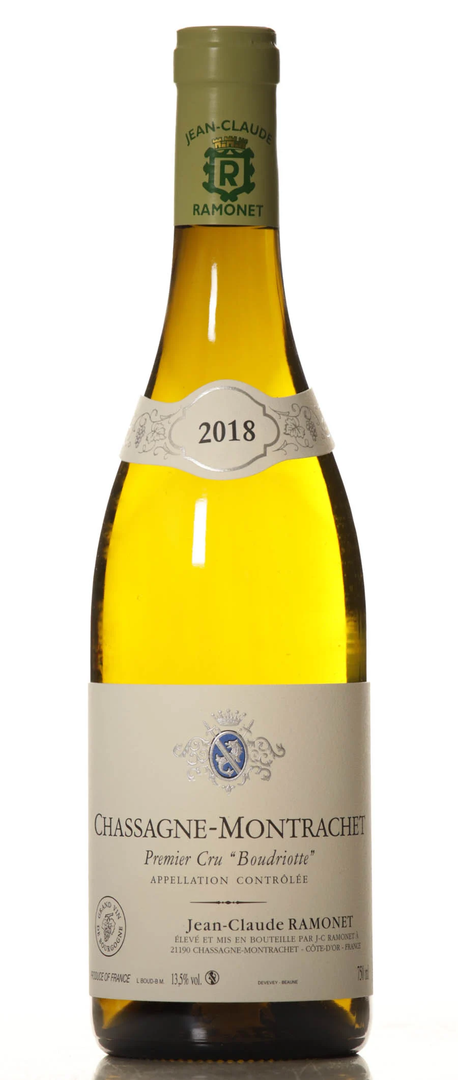 Ramonet Chassagne Montrachet Boudriotte blanc 2018 - JC Ramonet
