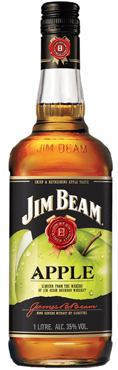 Jim Beam Apple Straight Bourbon Whiskey | 1L