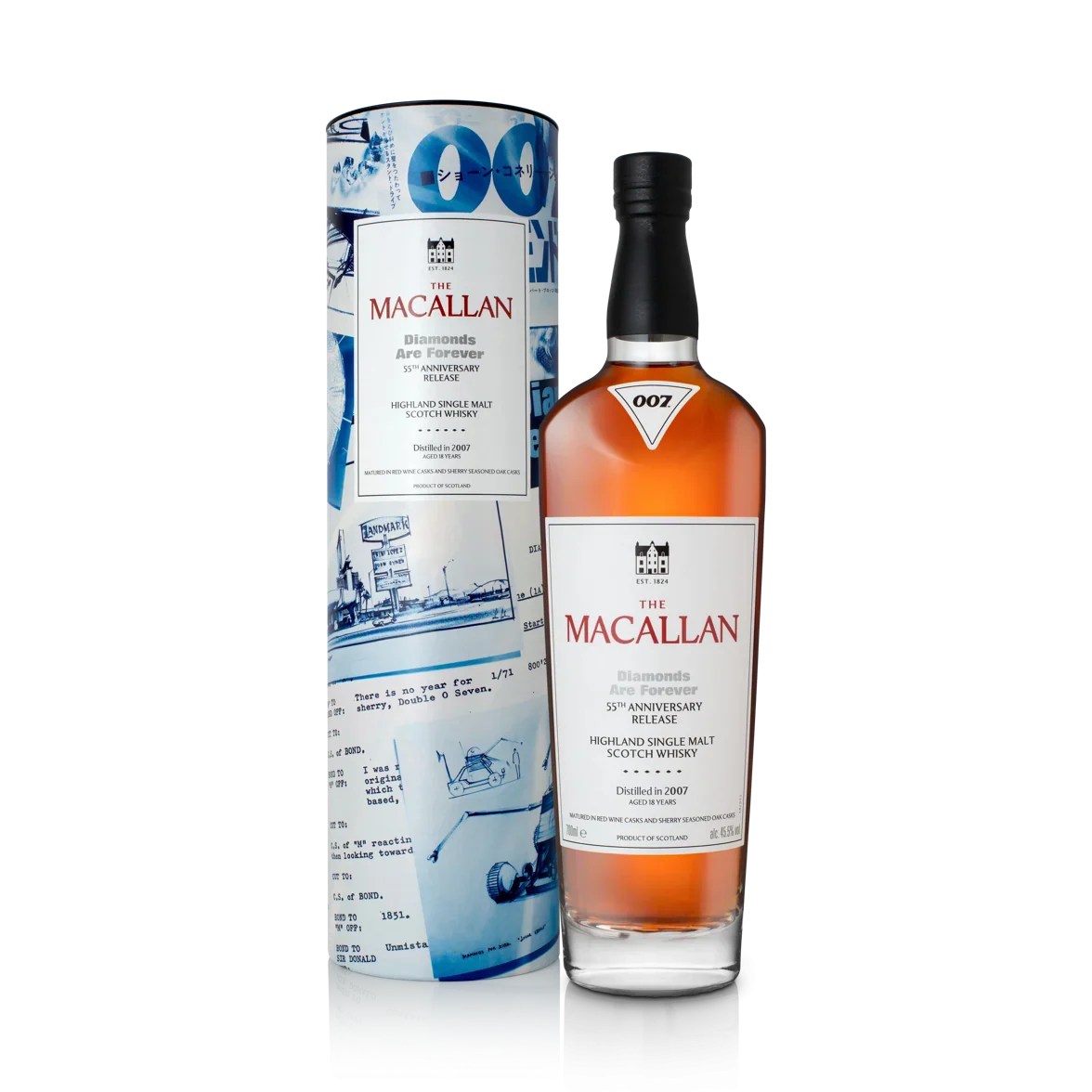 The Macallan Diamonds Are Forever 55th Anniversary Release Single Malt Scotch Whisky | 700ML - Whiskey