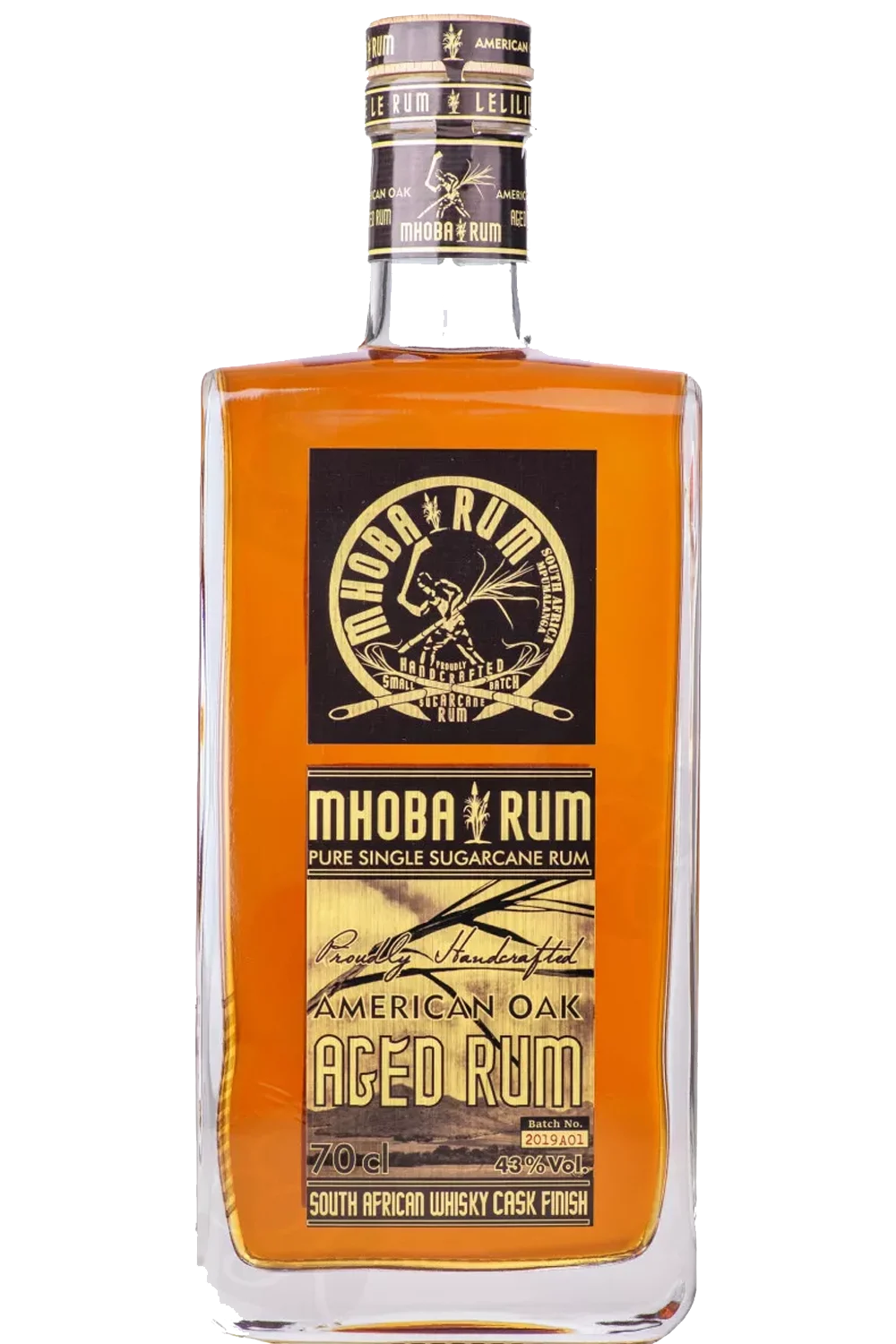 Mhoba envejecido en roble americano - Mhoba Rum