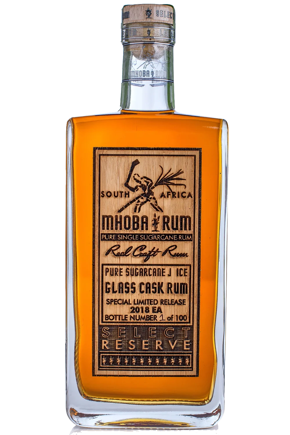 Mhoba Select Reserve Glass Cask - Mhoba Rum