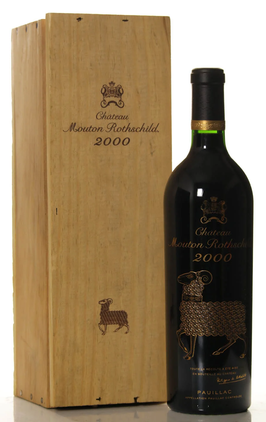 Mouton Rothschild 2000 in owc1