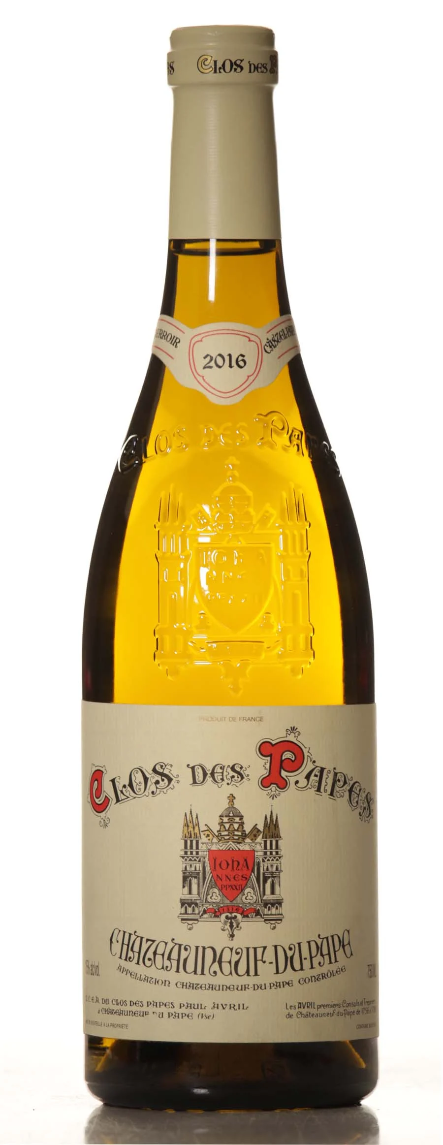Paul Avril Clos des Papes Blanc 2016 - Vineut