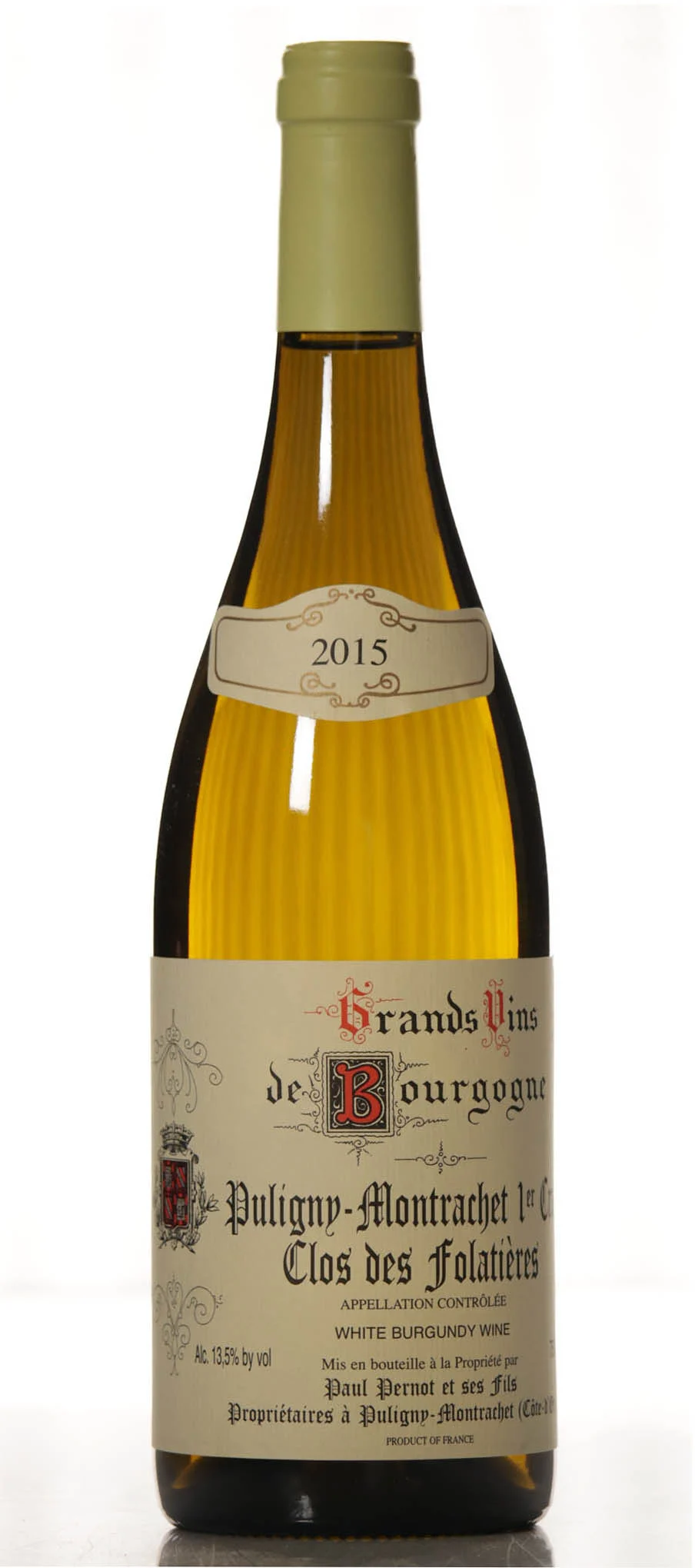 Paul Pernot Clos des Folatieres 2015 - Vineut