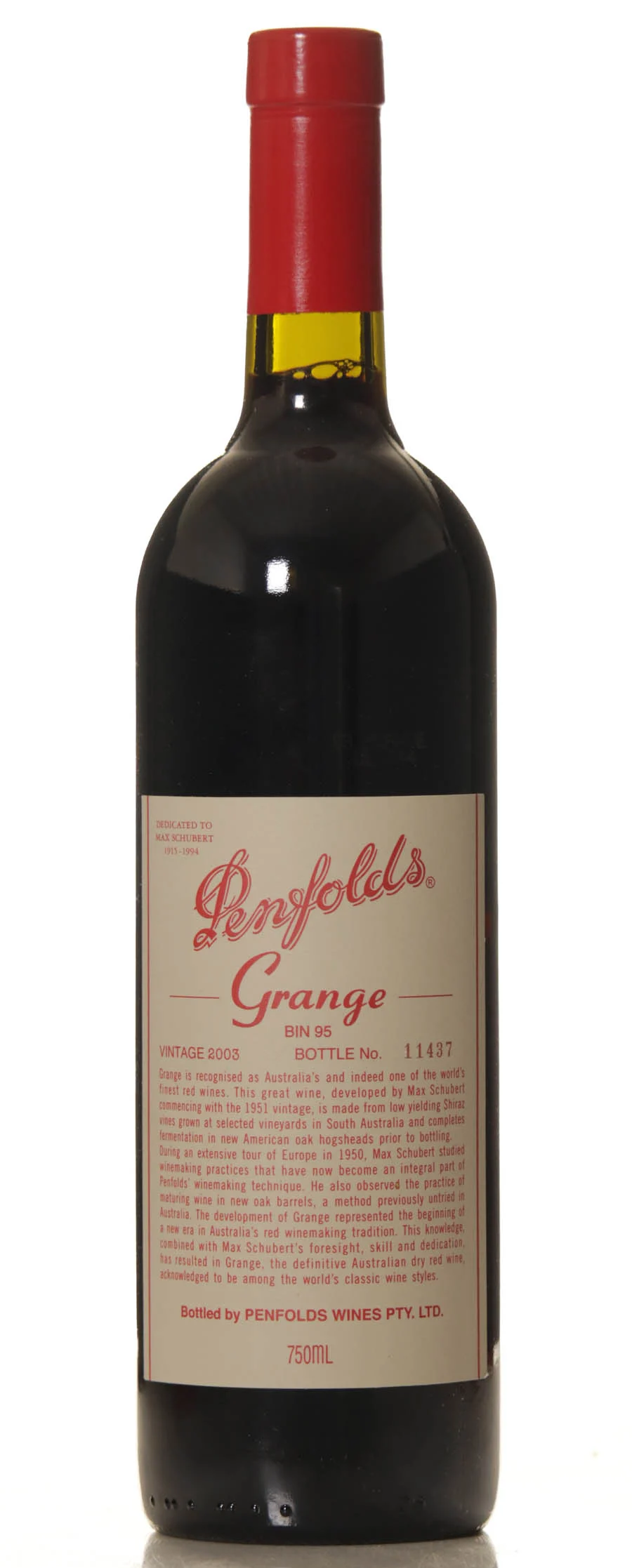 Penfolds Grange 2003 Bin 95 - Vineut