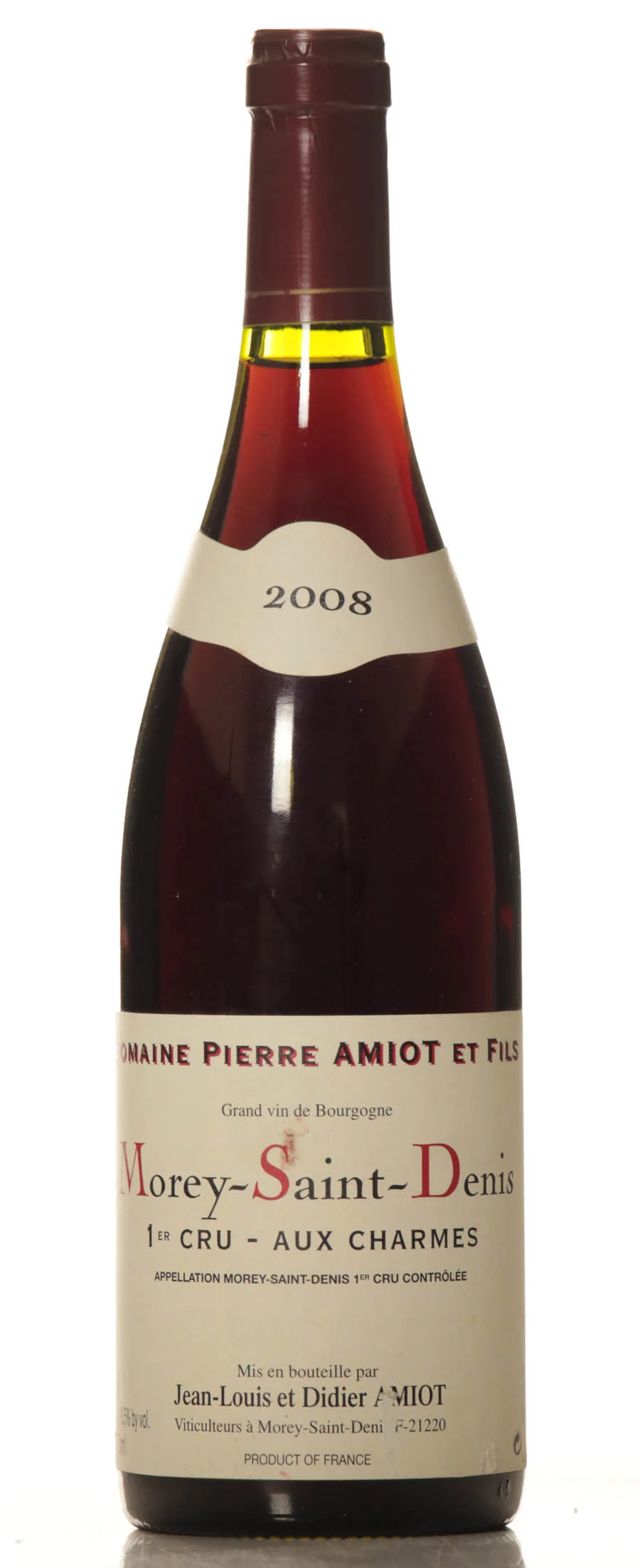 Pierre Amiot Aux Charmes 2008 Morey Saint Denis - Vineut