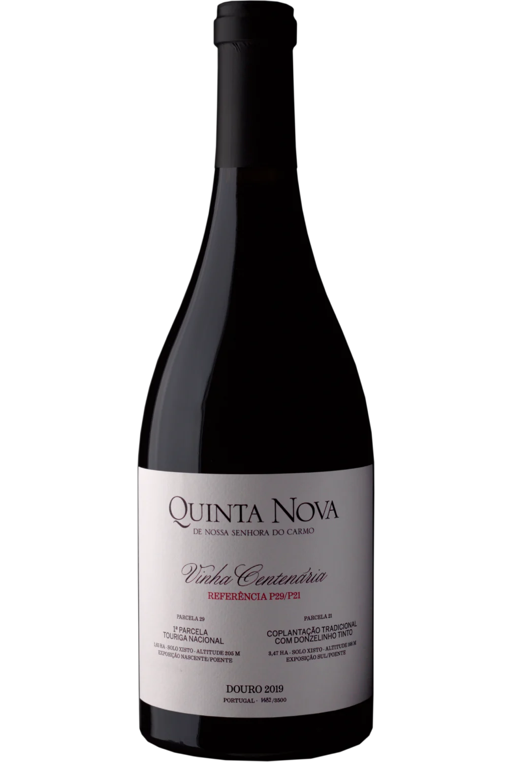 Quinta Nova Vinha Centenária Referencia P29/P21 Roja 2019 - 100 Hectares