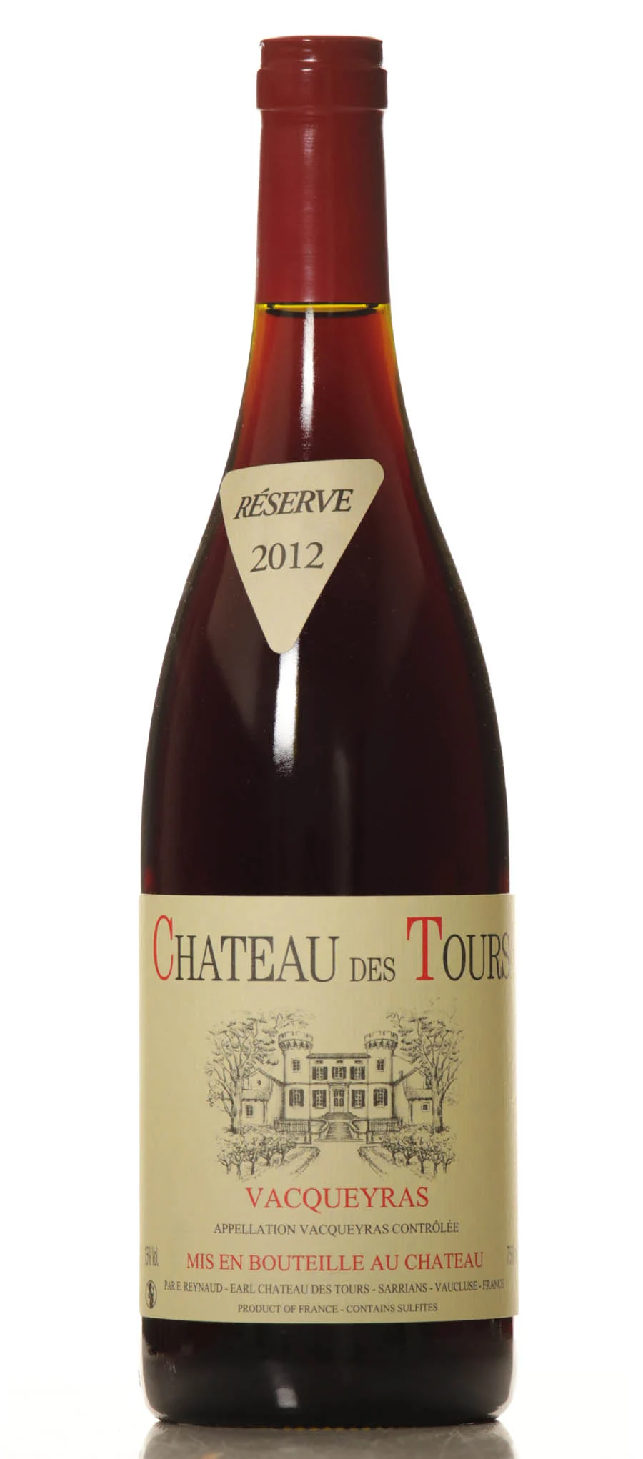 Chateau des Tours Vacqueyras 2012 Rayas - Vineut