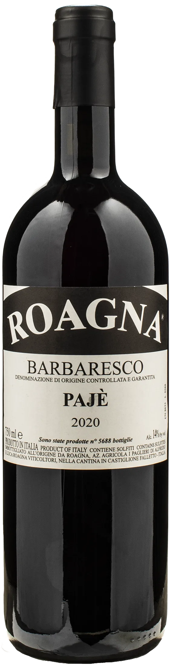 Roagna Barbaresco Paje Vecchie Viti 2020 - Vineut