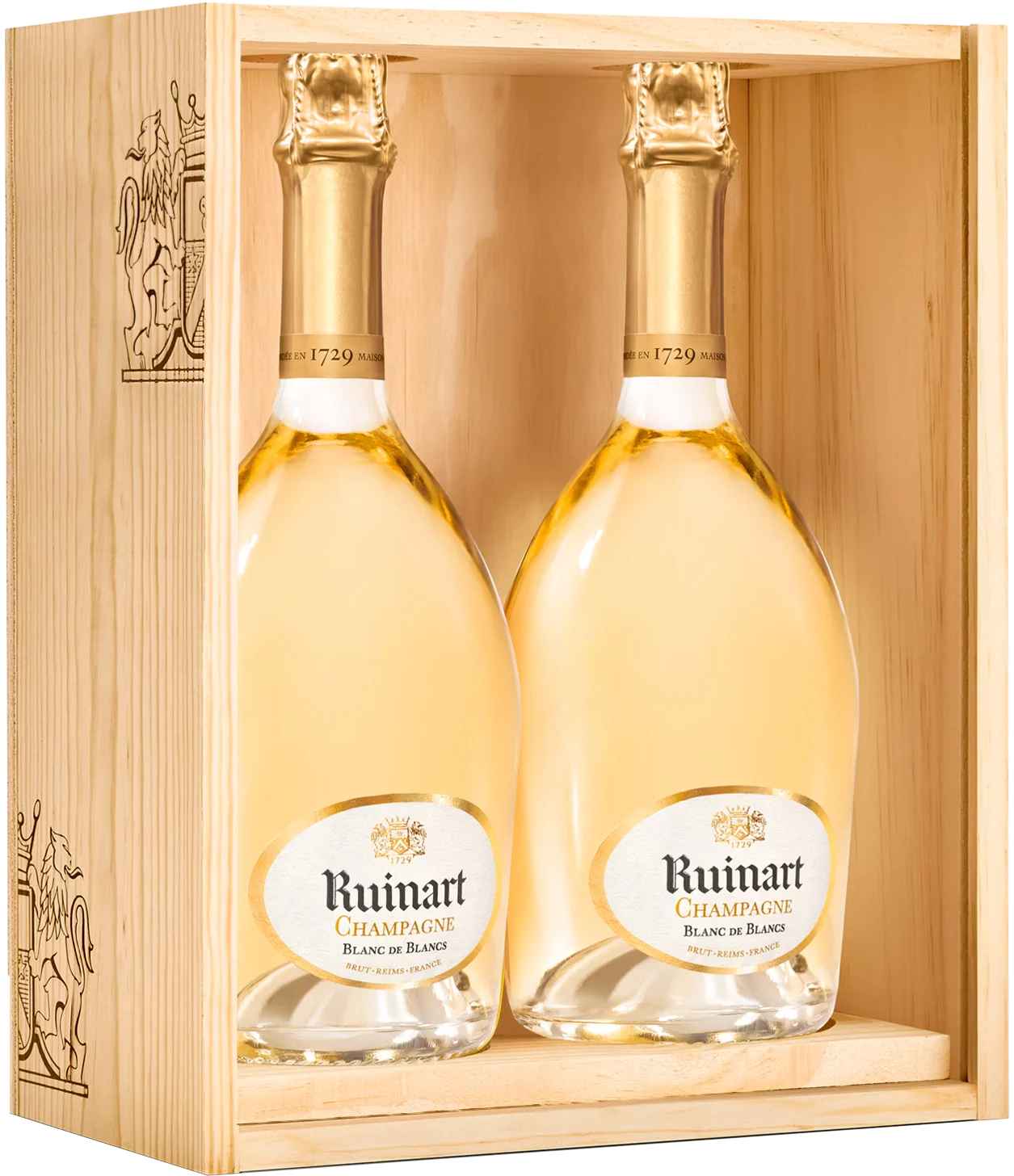Champagne Ruinart - Coffret Duo Blanc de Blancs