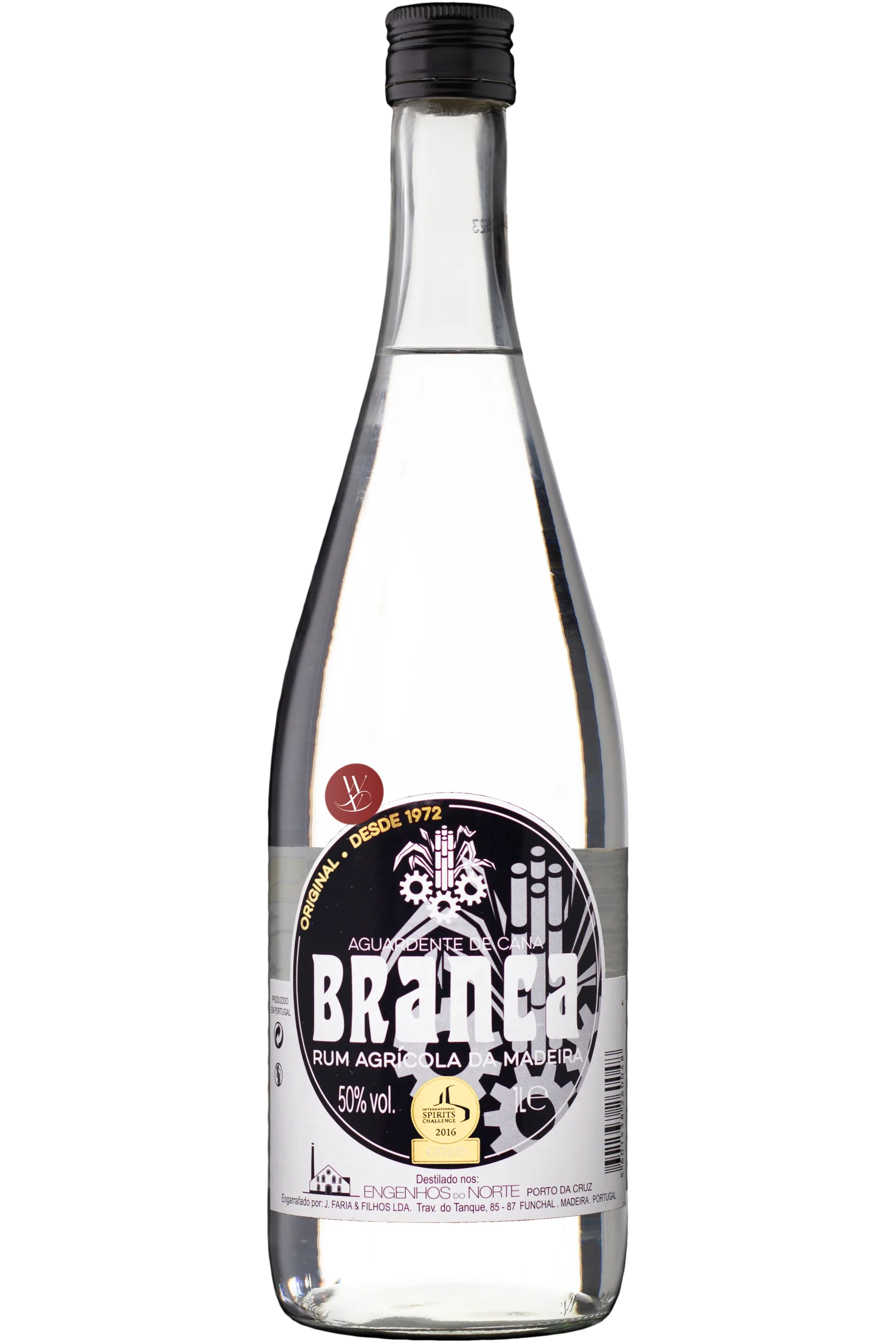 Rhum Agricole de Madère Blanc Canne 1L - Engenhos do Norte