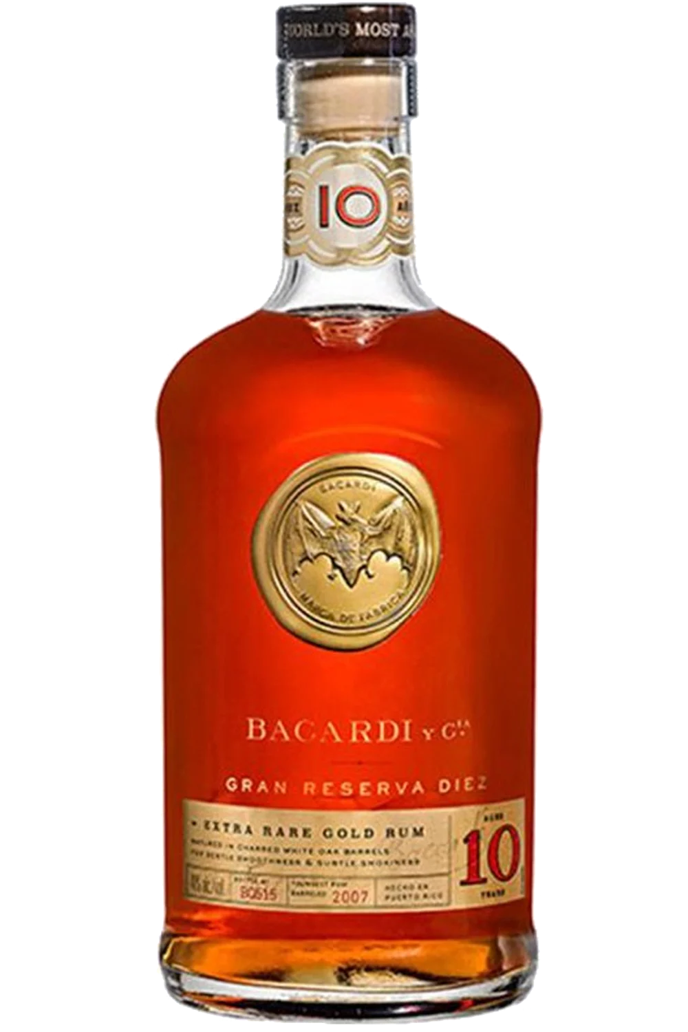 Bacardi Grand Reserve Diez 10 Años