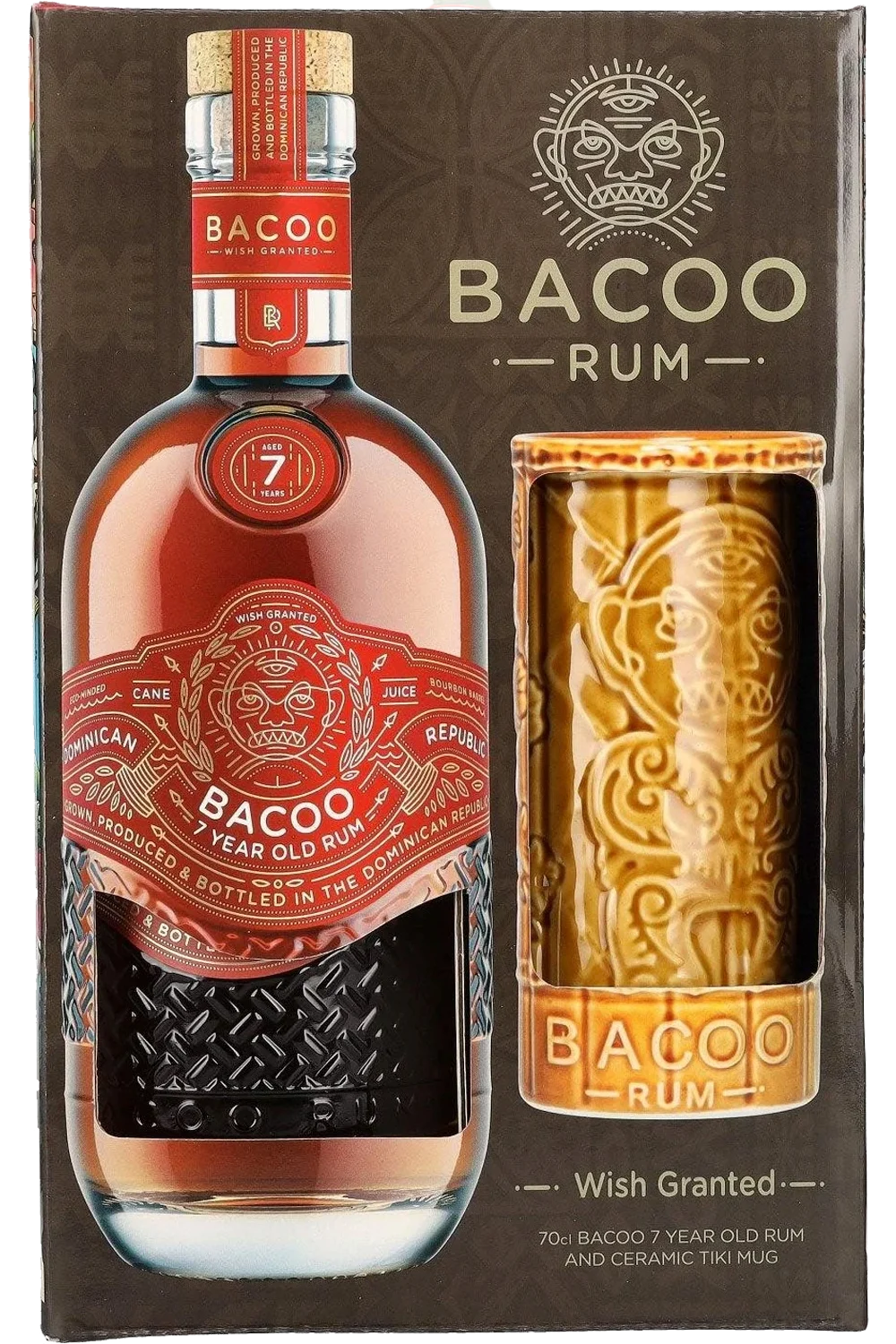 Bacoo 7 Años + Tiki Mug - Bacco
