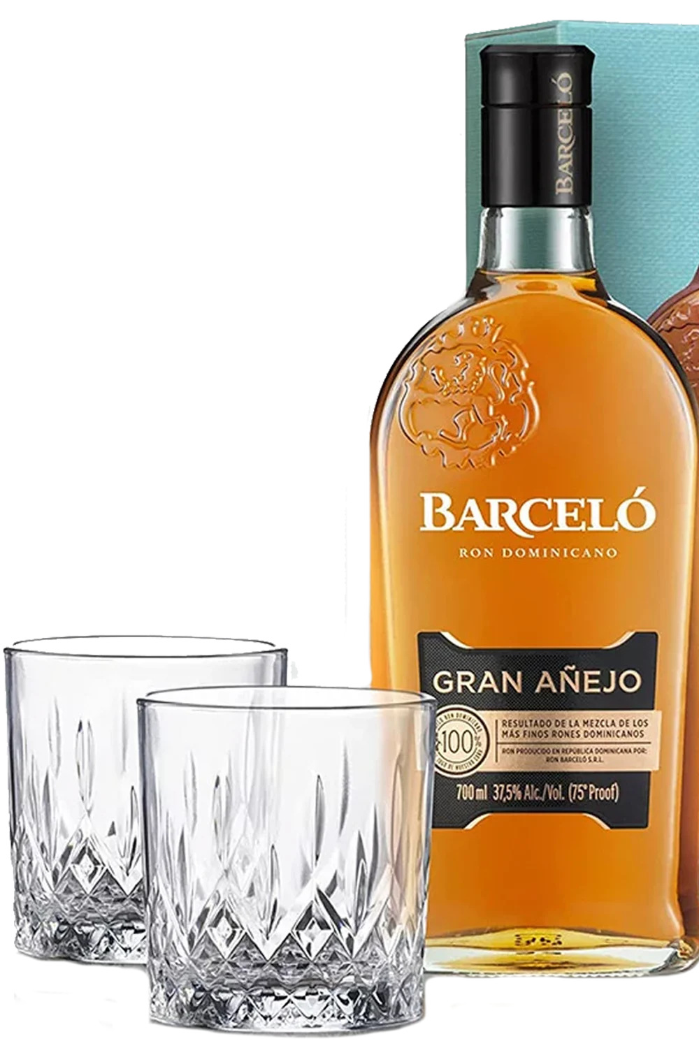 Barceló Gran Añejo + 2 Copas