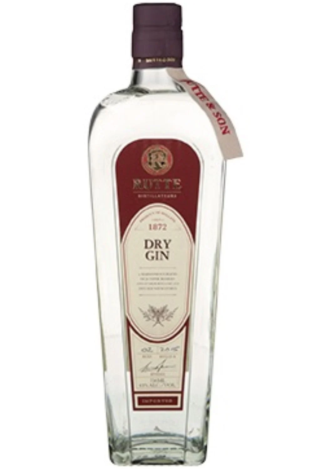Ginebra seca Rutte - Rutte & Son