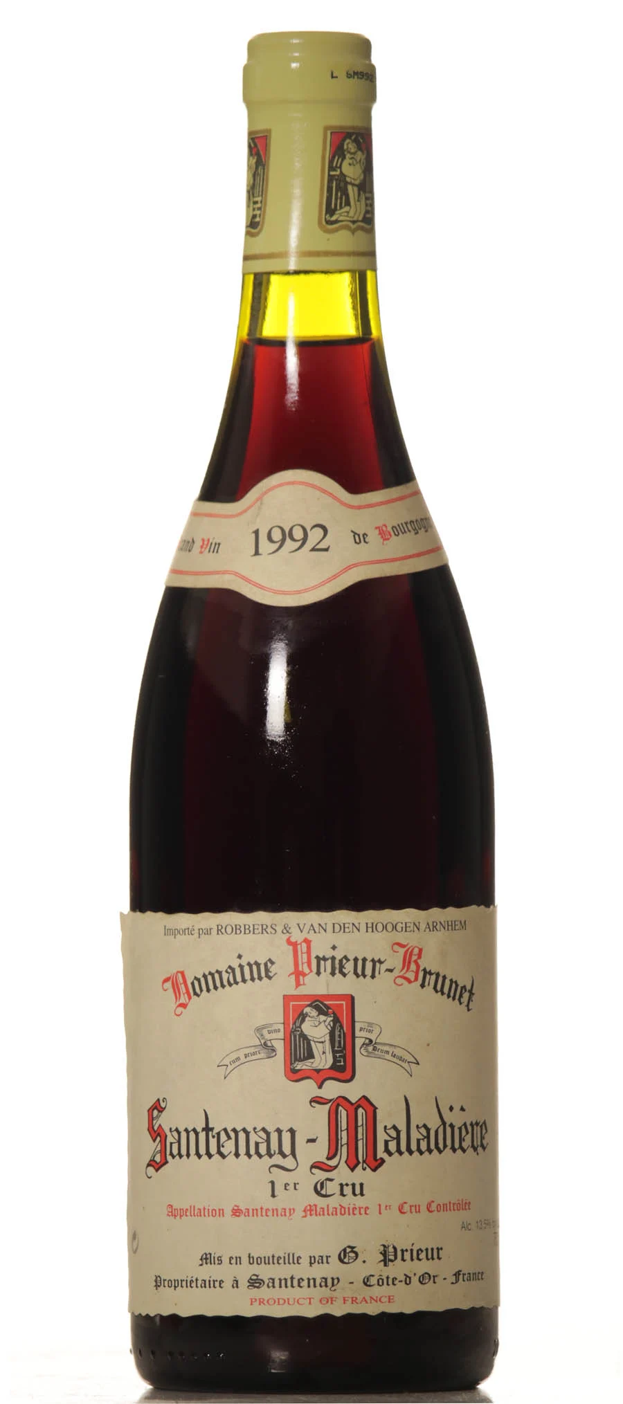 Santenay Maladiere Prieur-Brunet 1992
