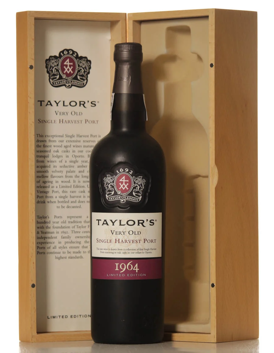 Taylor’s Very Old Single Harvest Port 1964 Case of 1 btl. - Taylor Fladgate