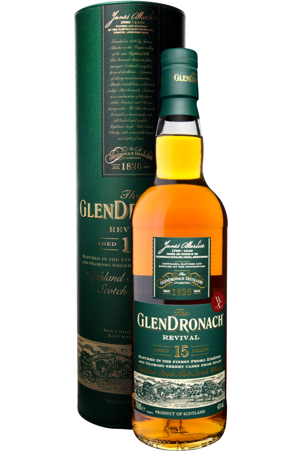 Whisky The Glendronach Revival 15 Años NV