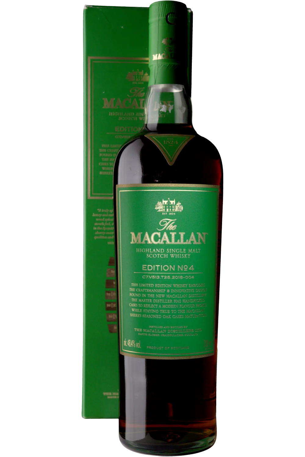 The Macallan N.º 4 Highland Single Malt Whisky Escocés - The Macallan Distillers