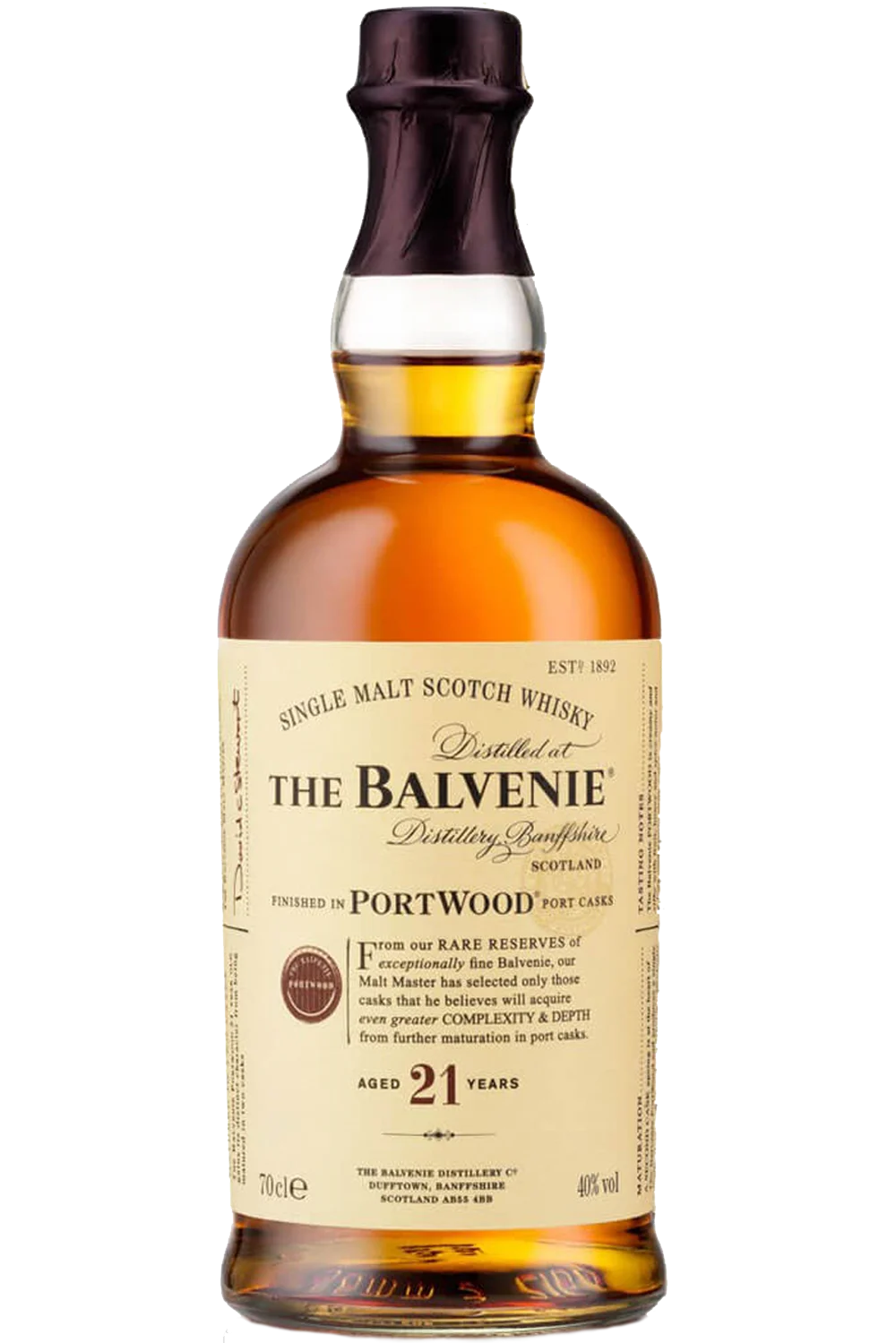The Balvenie Single Barrel 21 Years Old
